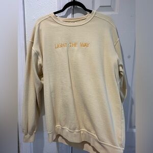 Light the Way Yellow Sweatshirt